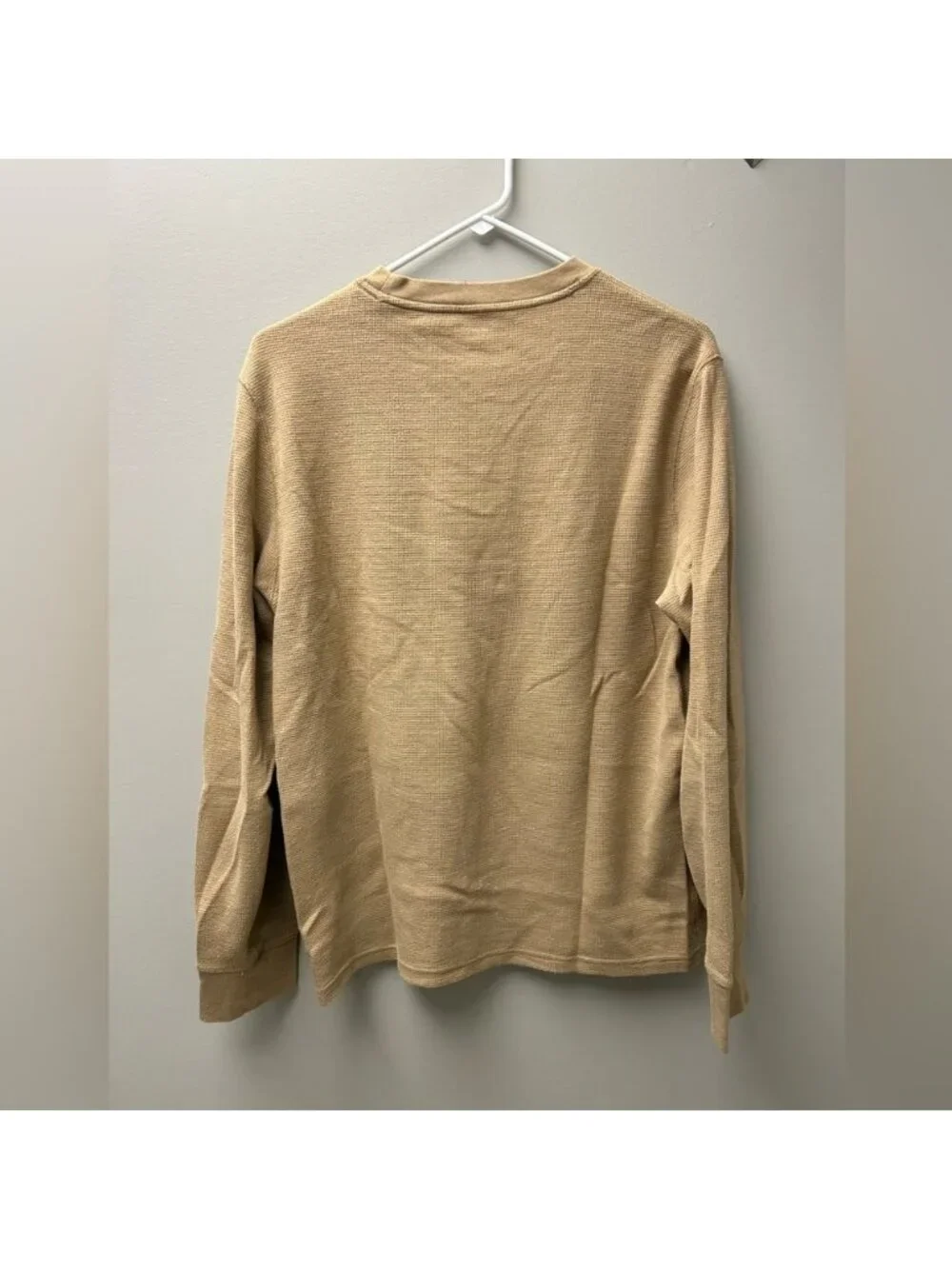 American Eagle Super Soft Fit Tan Waffleknit‎ Long Sleeve
